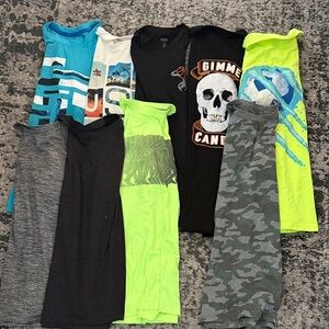 Graphic and Solid T-Shirts Bundle